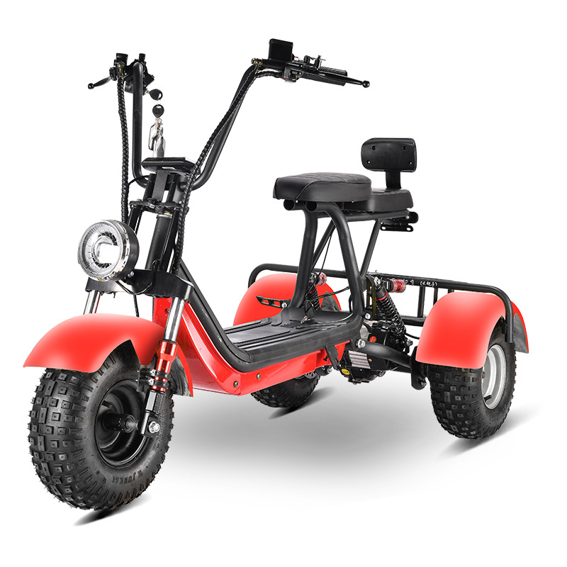Eec Dot Adult Mobility Scooter Three-Wheeled Motorcycle Harley Electric Vehicle Hm-6 Cross-Border Overseas Warehouse Direct Delivery
