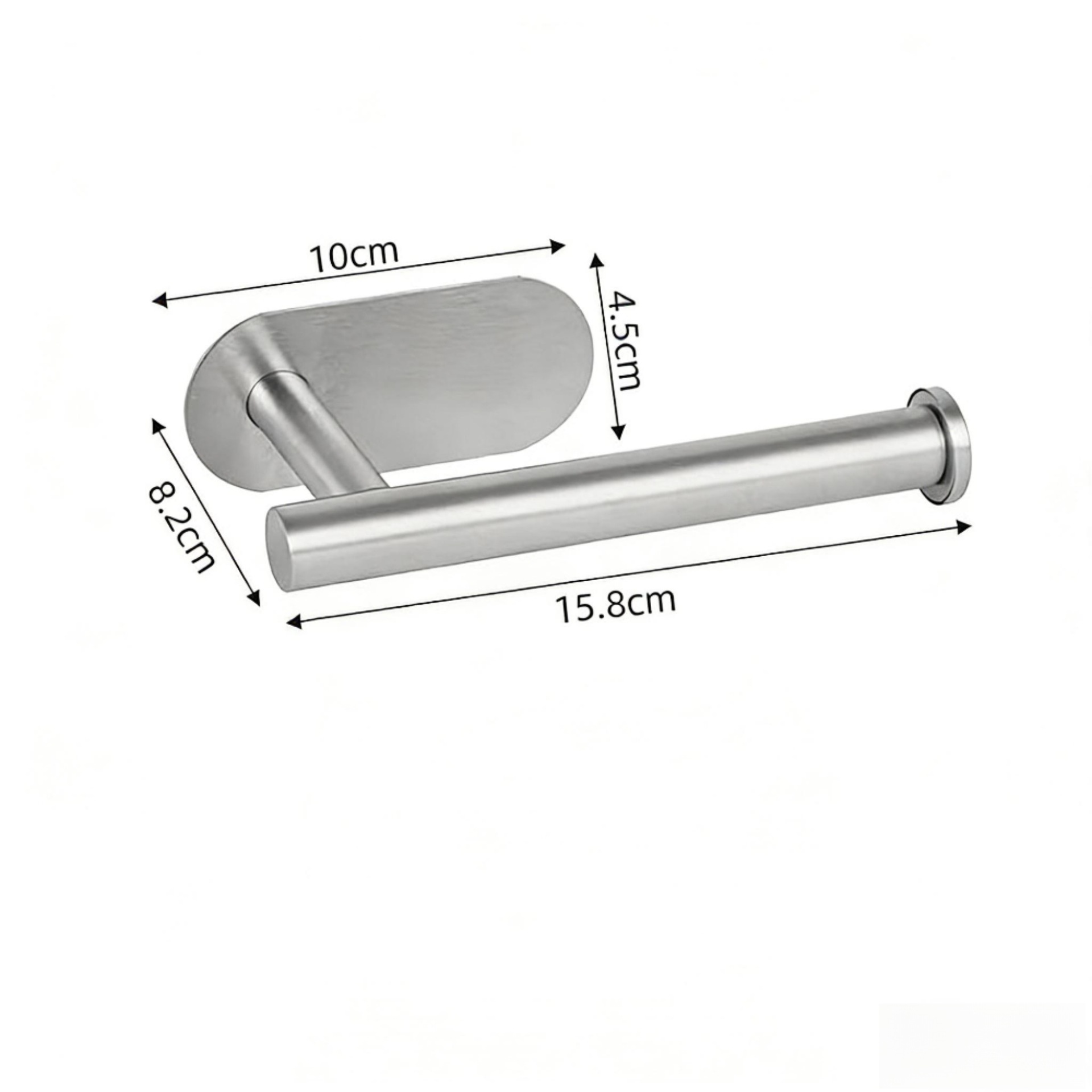 Holder de toallas de fondo oval (silver)