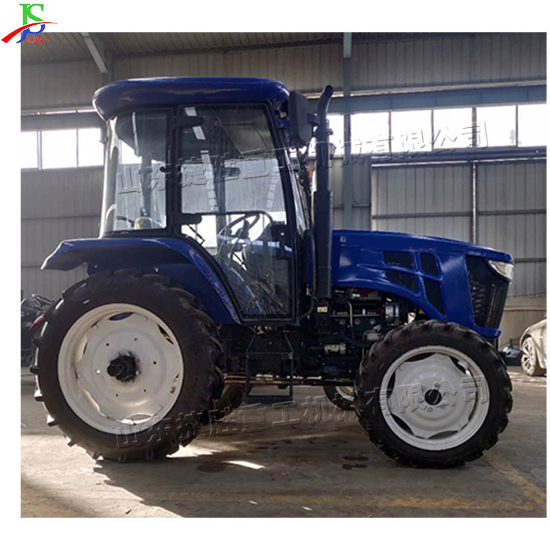 地形复杂地区大马力拖拉机四轮驱动拖拉机水田土地旋耕犁地机