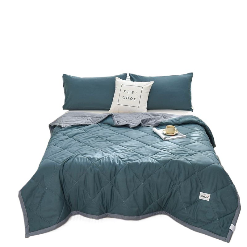 南极人 Washed cotton summer cool quilt air-conditioned quilt double single student dormitory spring and autumn quilt thin quilt children's summer quilt