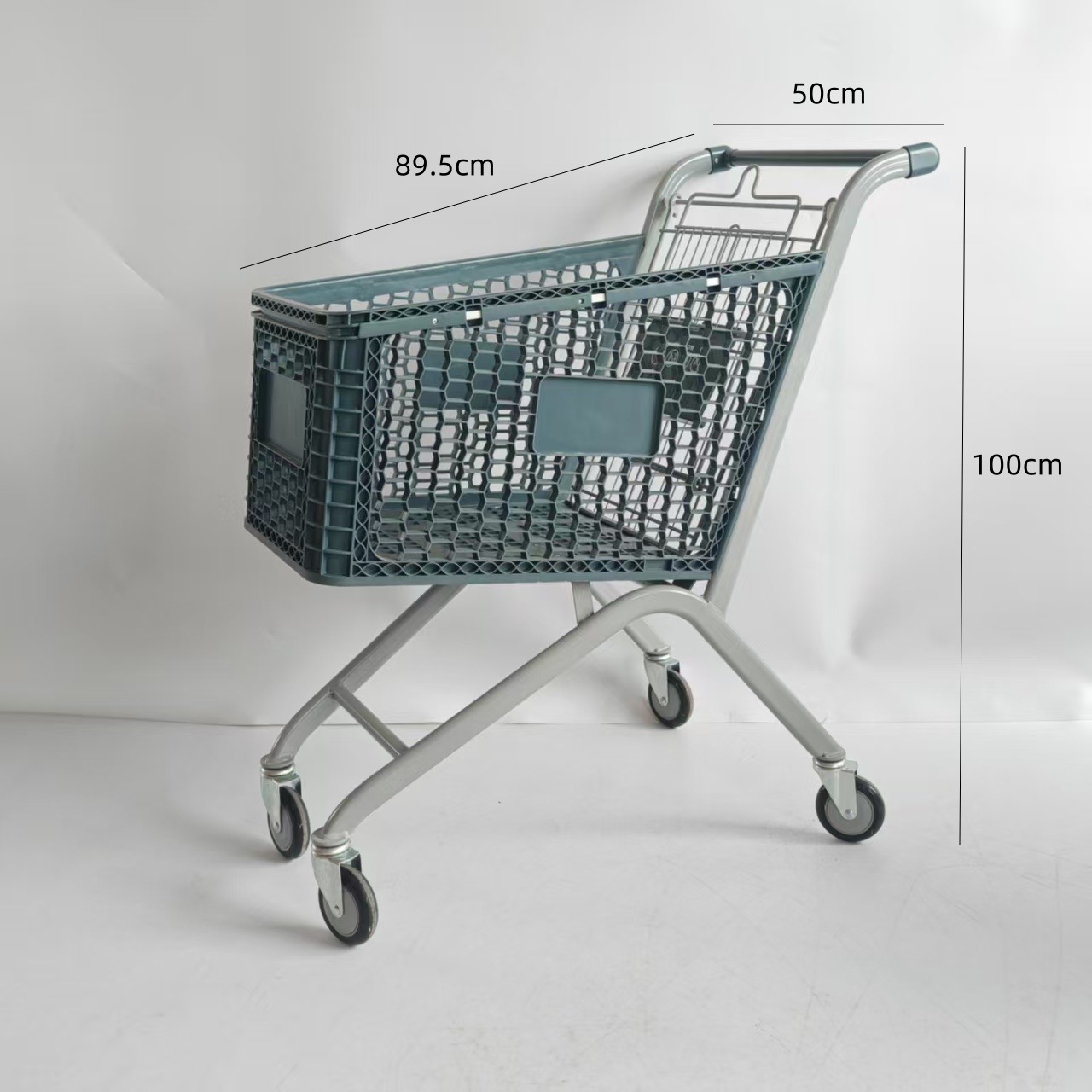 Carrito de Compras de Plástico para Supermercado
