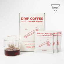 Manner挂耳咖啡drip coffee 无蔗糖 手冲黑咖啡 美式咖啡10g*20