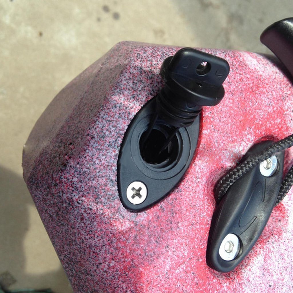 Marine Water Pump Accessories 2 Pieces of Universal Hull Drain Plug with Screws Suitable for Kayaks and Canoes