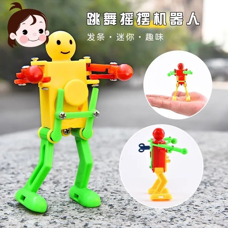 Dancing wind-up robot