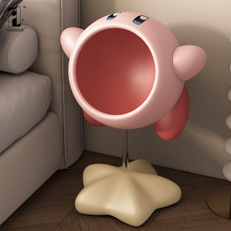 Kirby Creative Pink Fat Man Snack Rack Living Room Decoration Next to Sofa Room Decoration Birthday Housewarming Free Shipping