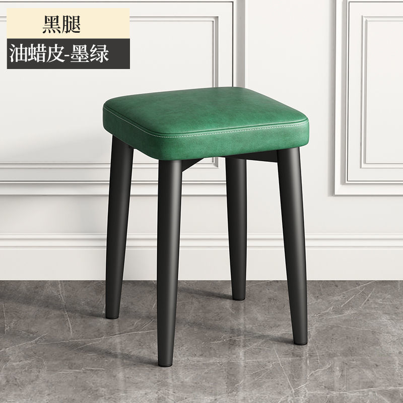 환경 보호 LaTeX + 검은 다리 + 다크 그린 오일 왁스 가죽