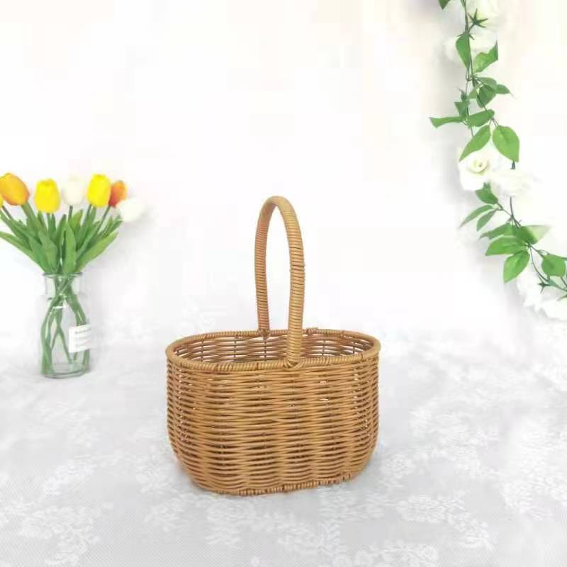 Cesta Tejida de Flores de Vid, Hecha a Mano y Decorativa para Fiestas y Arreglos Florales image 29