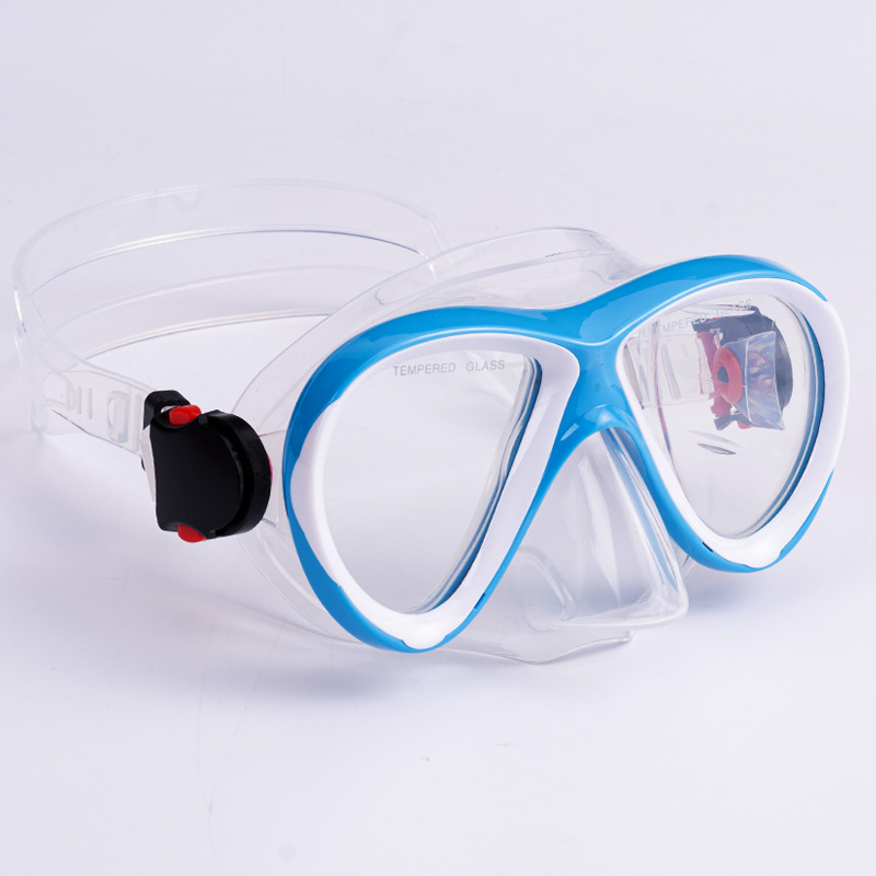 Dykglasögon Snorkel hel torr snorklingsmask Silikon anti-dim simdykglasögon för studenter och barn_voghion.com