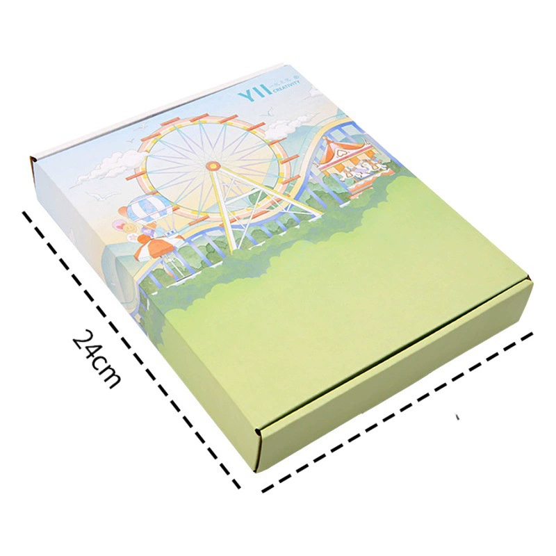 Один отзыв коробка цвет самолета коробка в наличии Экспресс-упаковка коробка цветная печать небольшой самолет коробка печать плоская коробка оптом