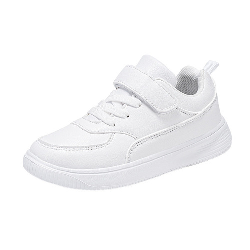 Children's sport shoes spring new pure white children's shoes for middle and large children students white casual shoes for girls