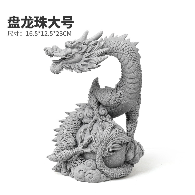 Shenlong sosteniendo cuentas (grande)