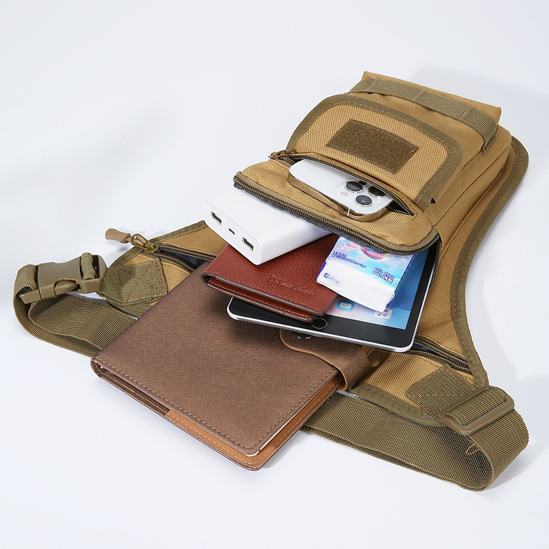 Fabricante spot nuevo bolso de pierna de ciclismo al aire libre bolso de pecho de hombre de deportes de ocio bolso de bolsillo portátil bolso de mensajero de mujer al por mayor