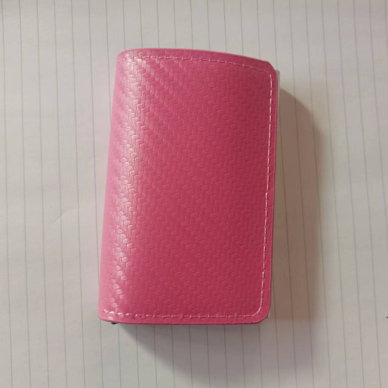 Cepillo antirrobo, blindaje RFID, paquete de tarjeta de crédito de bala automática, caja de metal de aleación de aluminio, soporte de tarjeta de posición de múltiples tarjetas para hombres