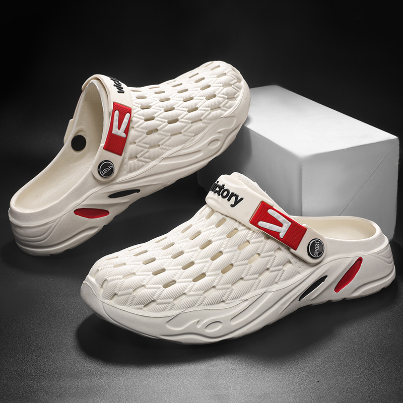 Zapatos casuales antideslizantes y resistentes al desgaste, zapatillas de playa frías transfronterizas de tamaño grande, sensación de mierda de verano, nuevas zapatillas externas