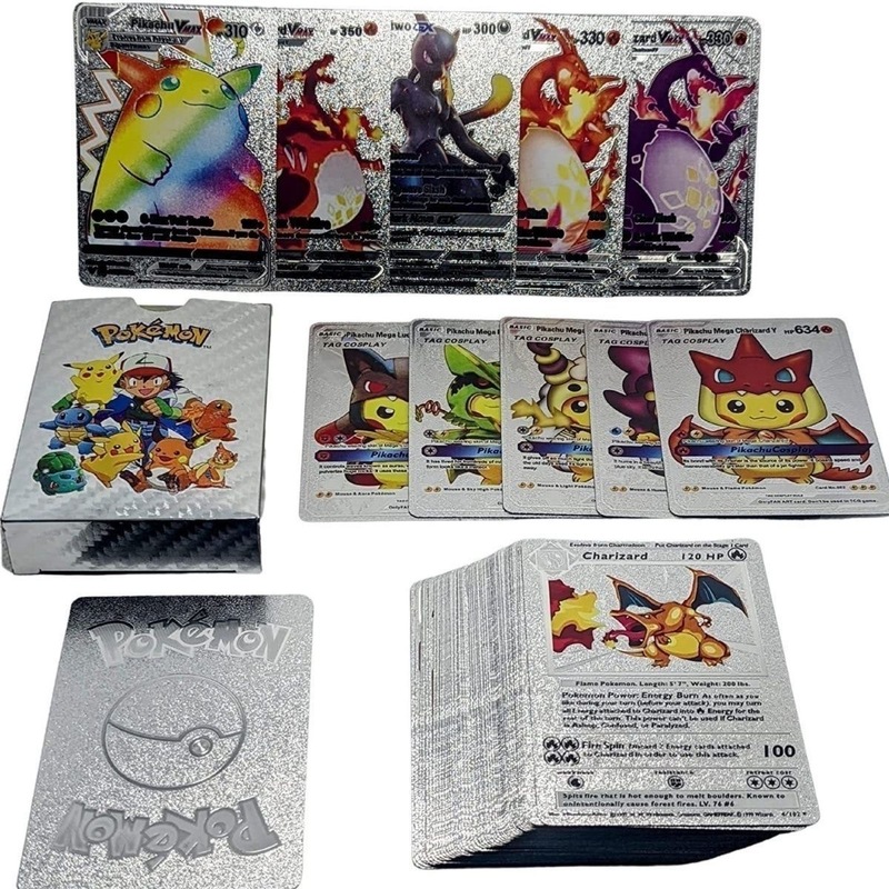ポケモン漫画金箔ポケモンアニメエルフカード神ペット妖怪ポケットフラッシュカード越境|undefined