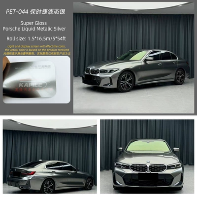 Auto Color Change Film Car Body Film Car Clothing - porsche-liquid-silver-15217m