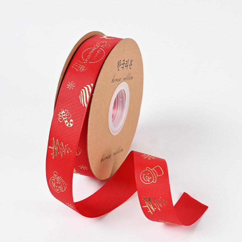 Material de ramo navideño de doble cara impresión en color bolsa kraft papel de flores caja de regalo papel de regalo de navidad