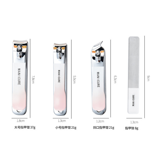Stainless steel nail clipper set, nail trimmer, nail care, nail polish tool set, nail clipper set with logo, wholesale