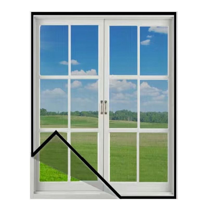 pantalla de ventana a prueba de mosquitos tira autoadhesiva de pantalla de ventana decoración casera sin perforación velcro pantalla de ventana deslizante ventana invisible