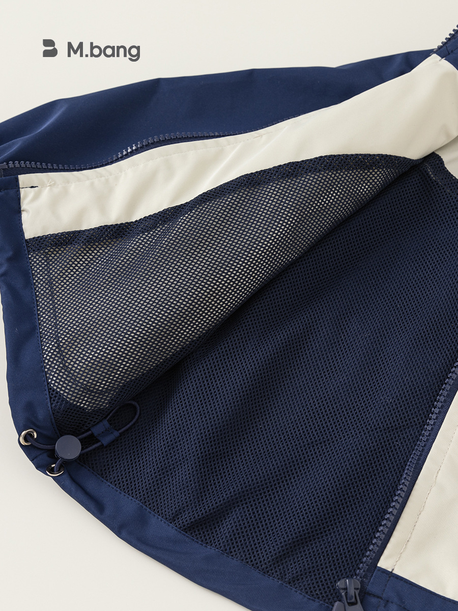 Babycity capa de los muchachos primavera y otoño Outwear casual color a juego niños con capucha cazadora suelta CY84033