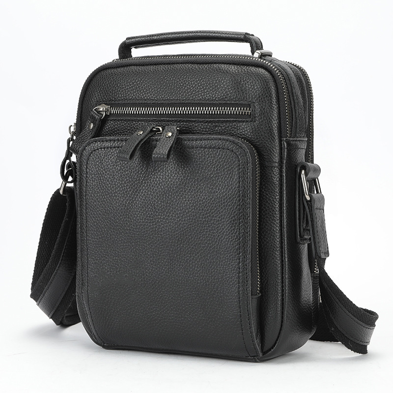 Ventas transfronterizas calientes de cuero para hombres mochila deportiva al aire libre mochila texturizada retro colección de bolsos de hombro