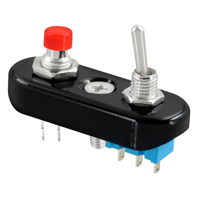 reset button switch, start and | Motosiklet ləvazimatları və aksesuarları - single-reset-button-switch-three-levels-of-black