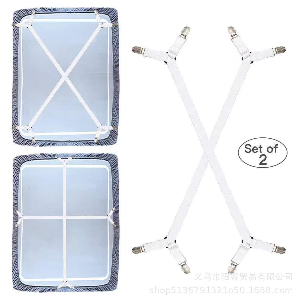 Hoja de cama ajustable clip edredón mantel cortina sofá cubierta hoja de cama hebilla antideslizante titular de la tienda de campaña