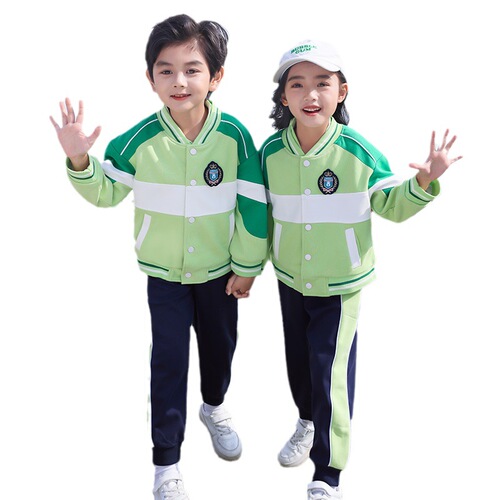 Student uniform set for spring and autumn, consisting of three pieces for children, class uniform, summer sportswear set for kindergartens