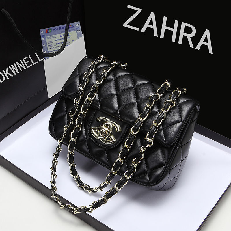 Gold (leathered gold chain) small size