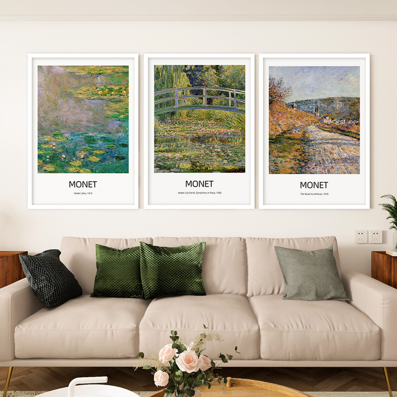 Van Gogh Background Wall Decoration Hanging Painting Bedside Entrance Picture Frame Living Room Bedroom Blocking Hanging Painting Restaurant Oil Painting Decorative Wall