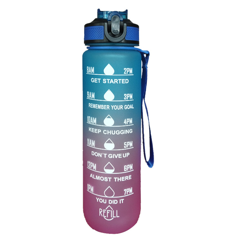 Enerbone 32 OZ Water Bottle, Leakproof BPA & Toxic Free, Motivational Water  with