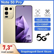 跨境智能手机Note 50 Pro高清大屏16+1T现货安卓手机源头工厂代发