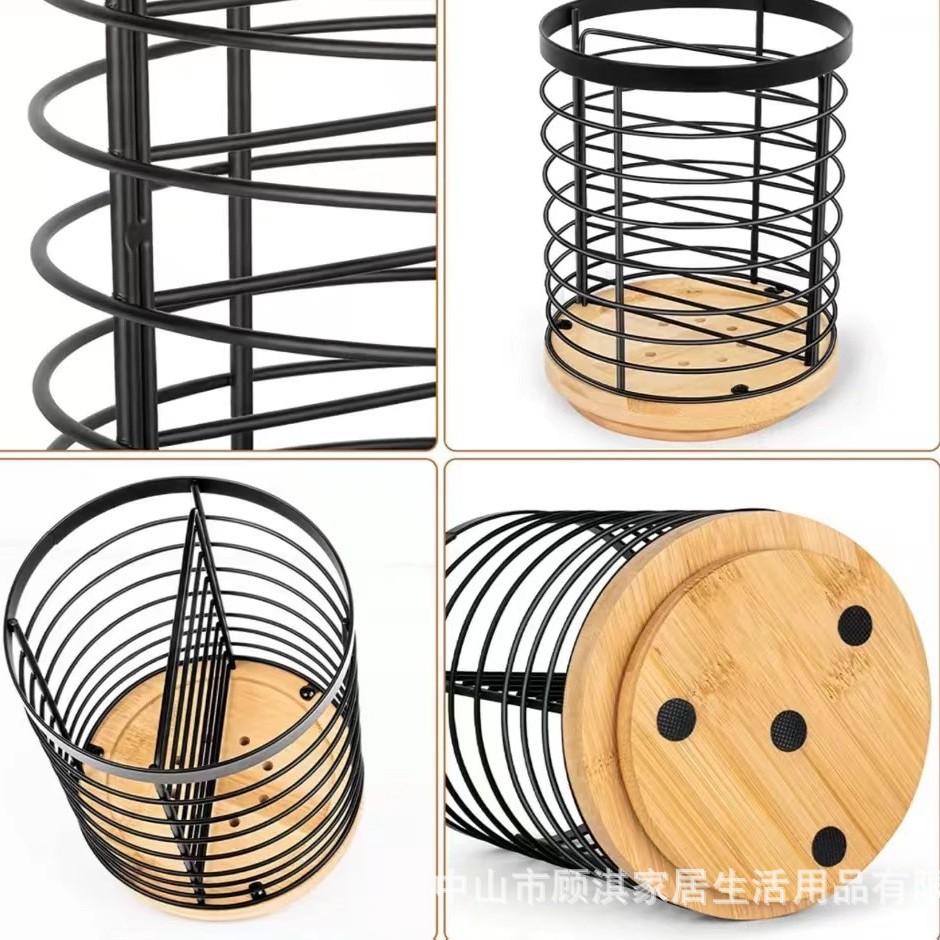 Escurridor Organizador de Cubiertos de Hierro, Multiuso, para Cocina