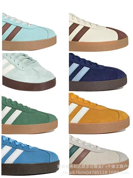 Cross-border Putian foreign trade VL COURT 2.0 retro T-toe shoes, versatile low-top casual shoes, German training shoes for men and women