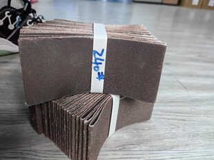 Mitsubishi Zhenaki Black Sanding Belt XA310 Small Sanding Belt Metal Polishing Rust Removal Sand Belt Large Quantity Favorable