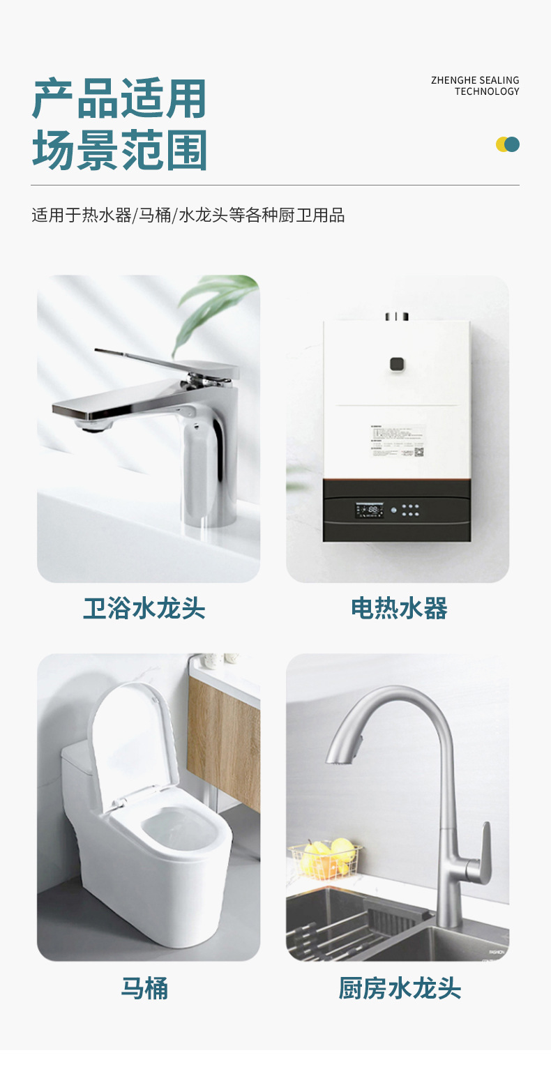 Modern and simple 304 stainless steel corrugated hose for kitchen, bathroom, toilet, water heater and hot and cold water undefined