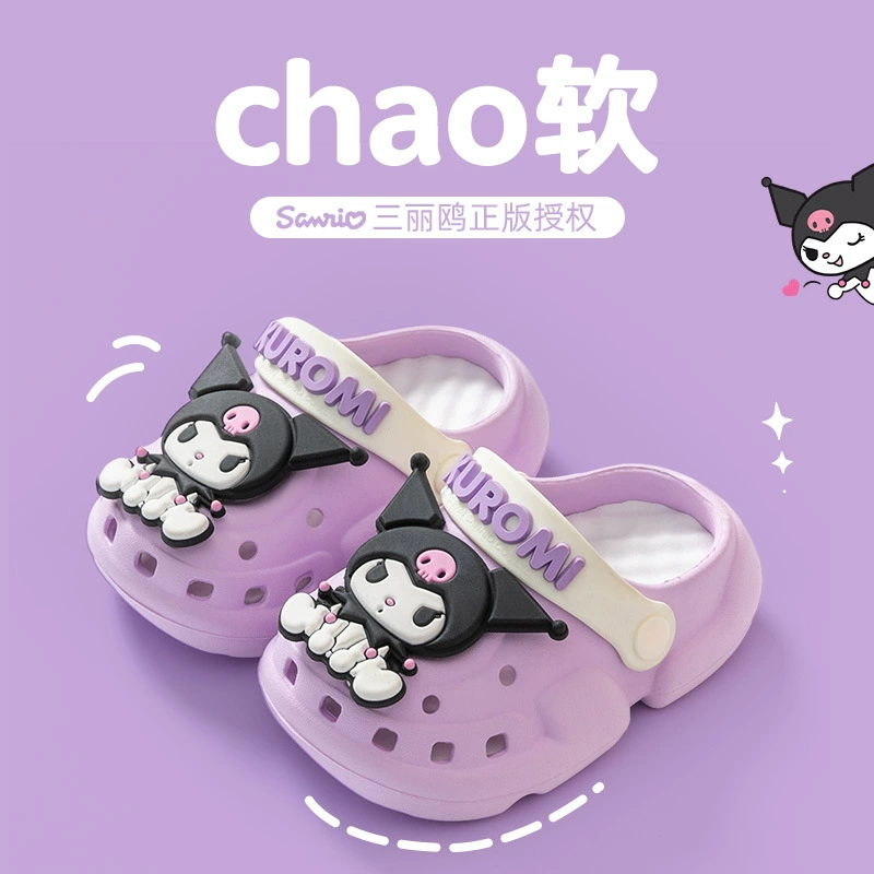 Детская обувь Nanbowan, летние домашние и уличные Нескользящие туфли с мягкой подошвой, милые детские пляжные сандалии среднего и большого размера для женщин