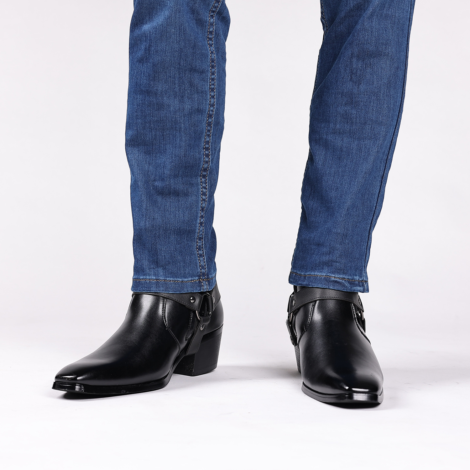Autumn/Winter men's fashion zipper boots_vogvips.com