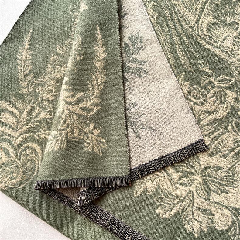 Autunno e inverno nuovi dipinti di paesaggi elegante moda sciarpa scialle lusso donna imitazione cashmere caldo collo_voghion.com