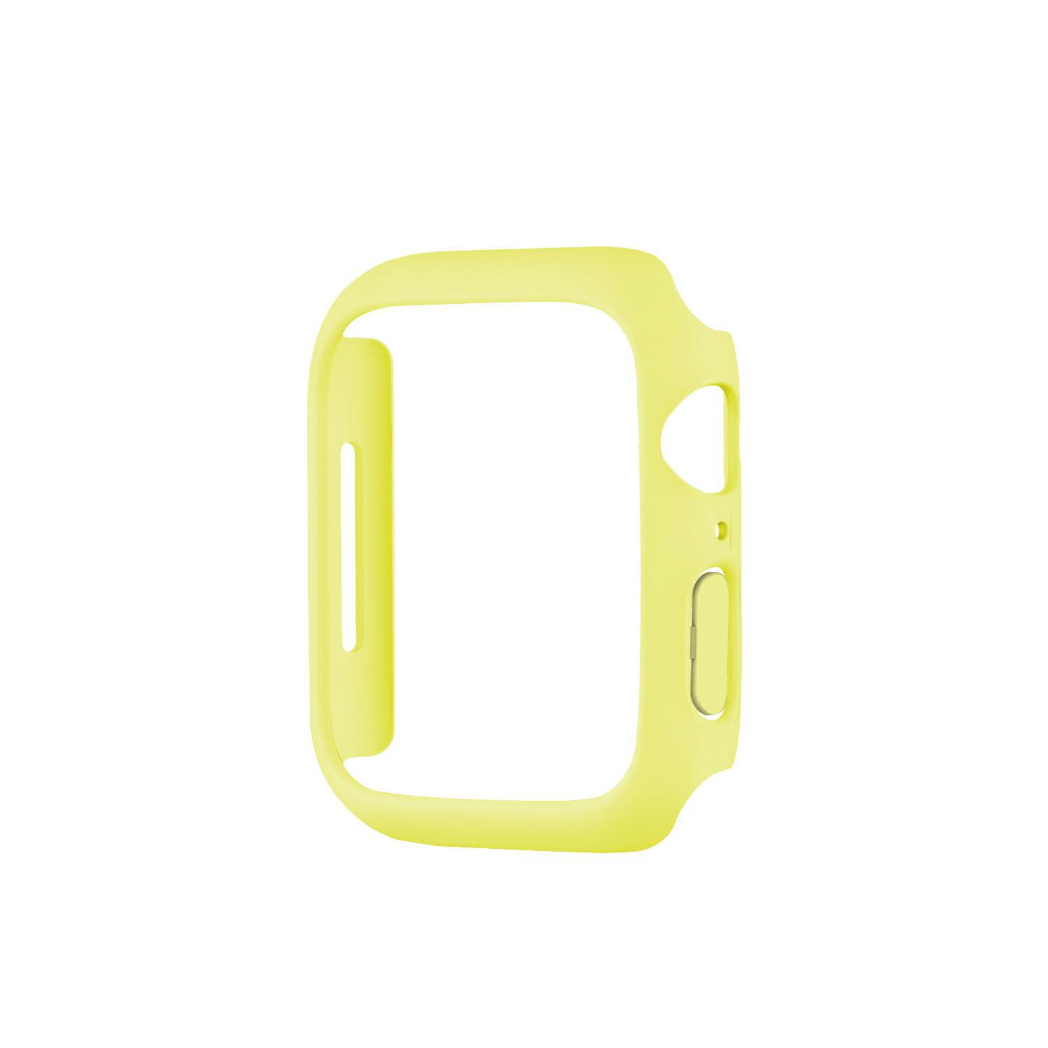Adecuado para Apple Watch protector Shell medio paquete PC marco Apple Watch caso hueco iwatch cubierta protectora al por mayor