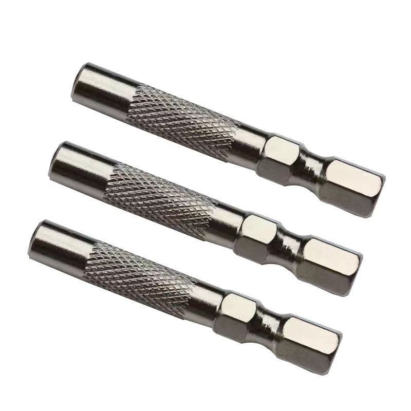 Diy6.35 mm4 mm destornillador eléctrico mango a 4mm convertidor de interfaz 4mm cabezal de conversión de cabezal de lote 1/4