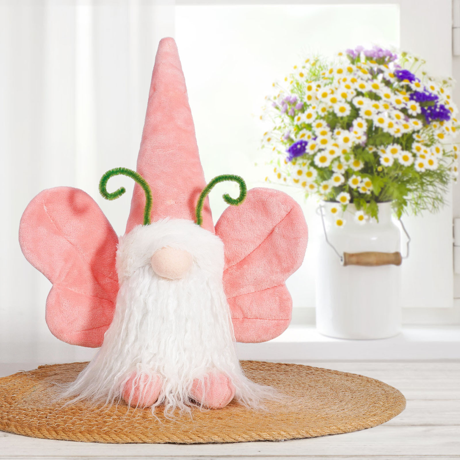 Nuevos productos transfronterizos mariposas de Pascua enanos goblins primavera muñeca sin cara muñeca Rudolph adornos decoración lote