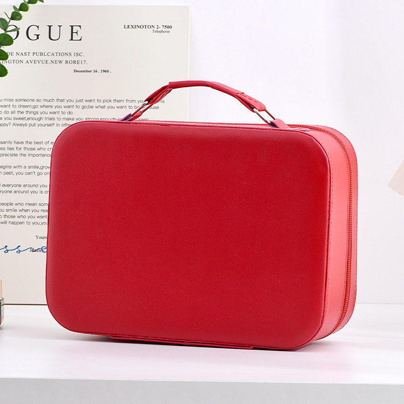 화장품 가방 - 레드