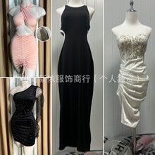 shein女装性感连衣裙包臀裙外贸货源摆地摊工厂低价批发
