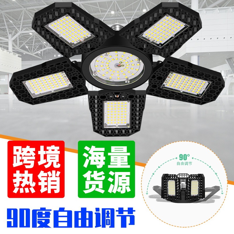 LED warehouse workshop garage lights industrial miner's lights commercial household industrial lighting high-power chandeliers factory direct sales