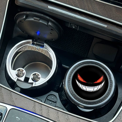 Multifunctional with Lid Sealed Car ashtray - devil-one-outfit