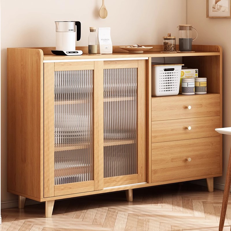 Balcón de madera sólida japonesa almacenamiento de artículos diversos armario de almacenamiento armario de sala de estar doméstico integrado armario de zapatos contra la pared armario porche