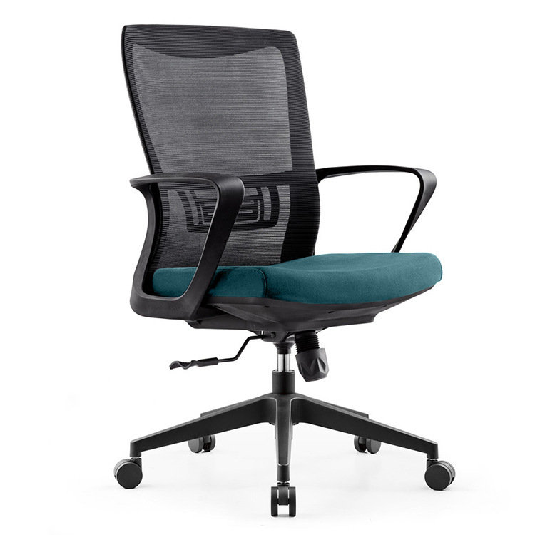 Linhan Mid-Back Waist Support Home Computer Chair Ergonomic Rotating Adjustable Gaming Chair Boss Administrative Manager Chair