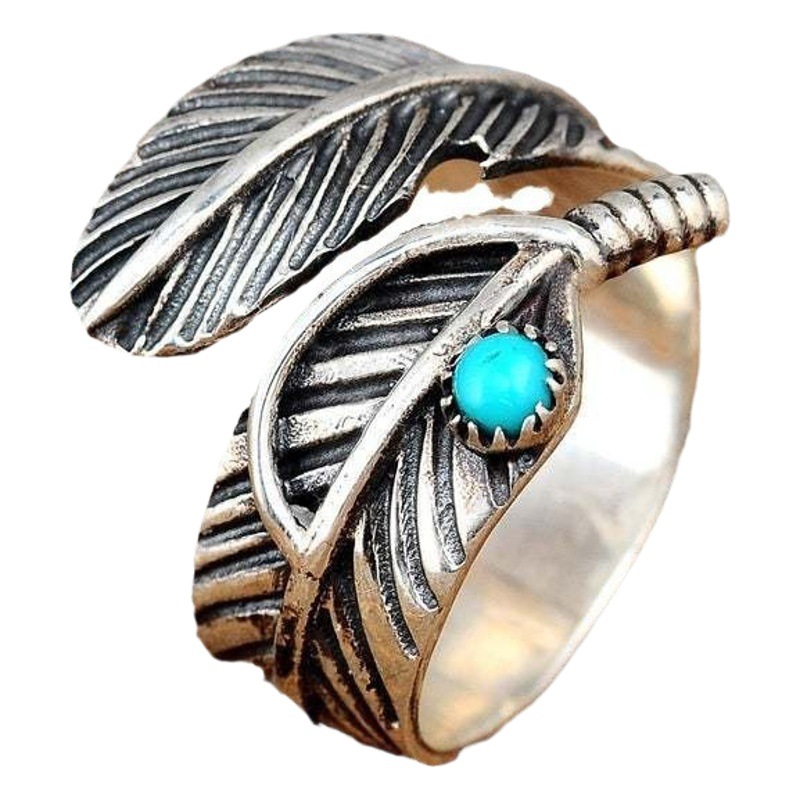 Venta caliente transfronteriza hombres europeos y americanos moda hip-hop temperamento retro joyería aleación de zinc apertura anillo ajustable