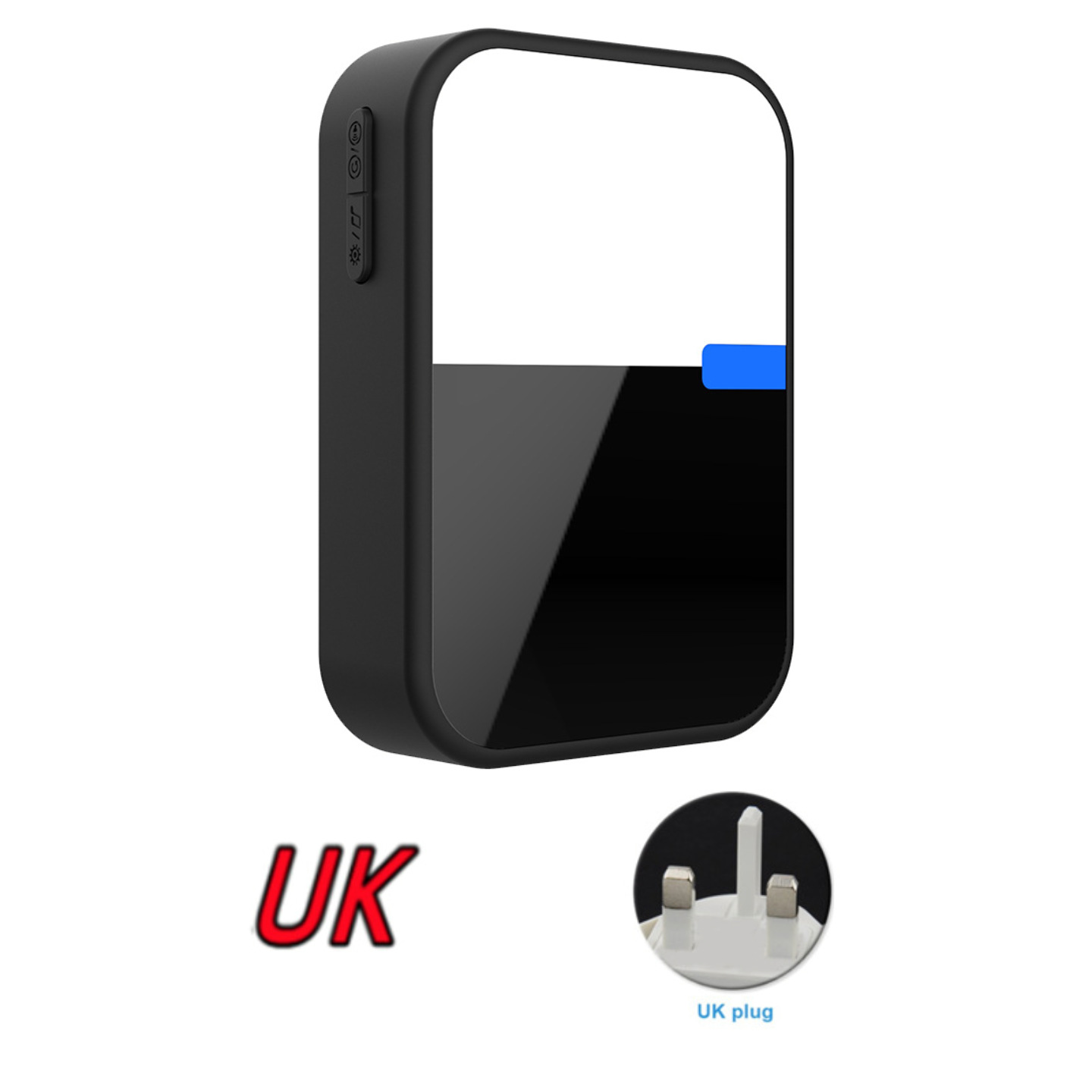 [Battery] remota pared penetrable inalámbrica timbre electrónico de cuatro niveles de alto volumen de llamada recordador CR2032